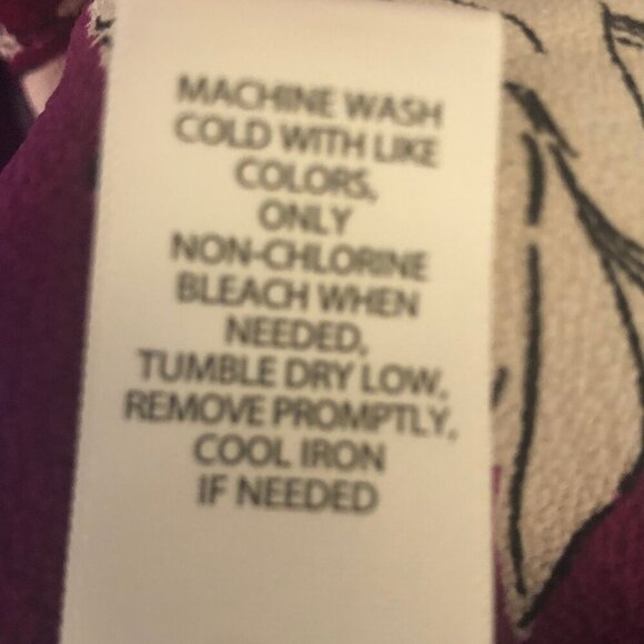 Candie's purple floral high/low dress w/ built-in shorts sz XL [juniors'] - Picture 14 of 14